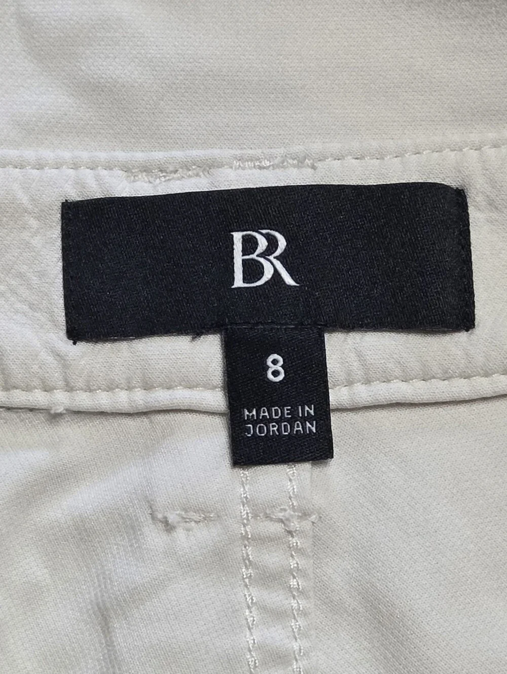 Banana Republic Refined Utility Pants Ivory Size 8